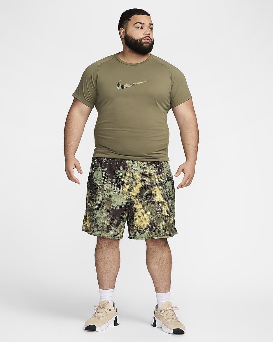 Nike camo shorts blue best sale